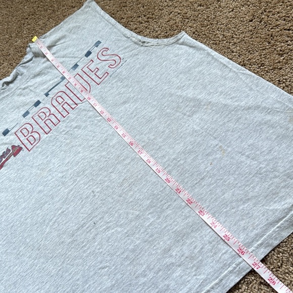 Vintage 1996 Atlanta Braves MLB Distressed Muscle Tank Top - Picture 8 of 8